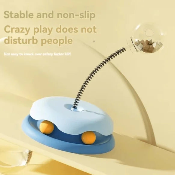 Pakko & Fufu - Interactive Cat Slow Feeder Toy for Food Dispensing