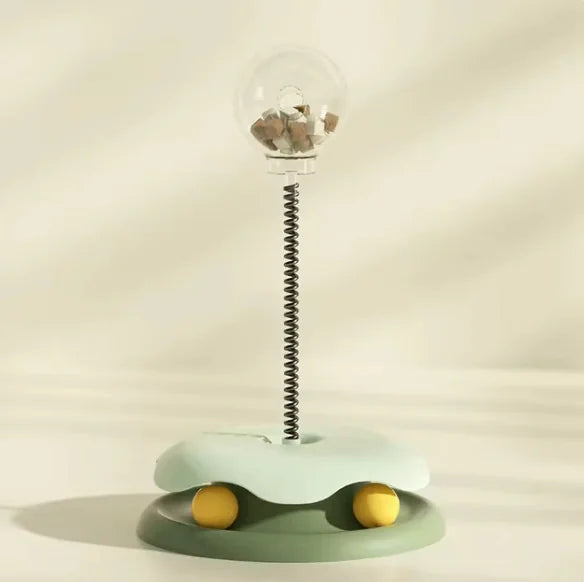 Pakko & Fufu - Interactive Cat Slow Feeder Toy for Food Dispensing