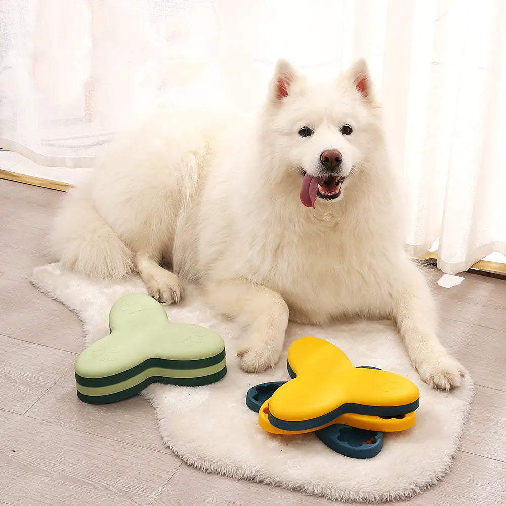 Pakko & Fufu - Spinning Dog Slow Feeder Toy for Interactive Fun