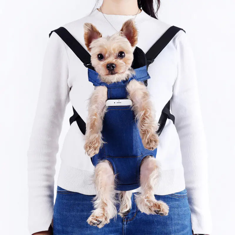 Pakko & Fufu– Front-Facing Pet Carrier Backpack (Breathable & Secure)