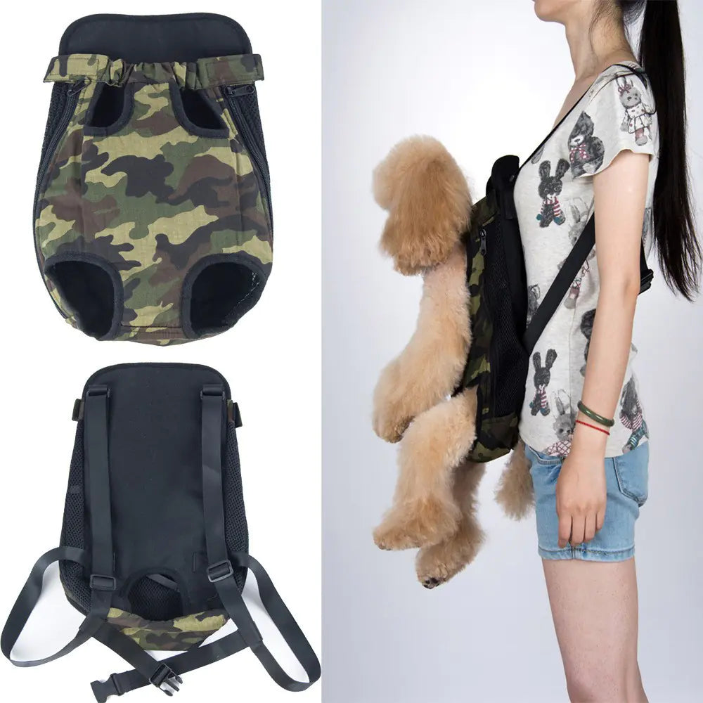 Pakko & Fufu– Front-Facing Pet Carrier Backpack (Breathable & Secure)