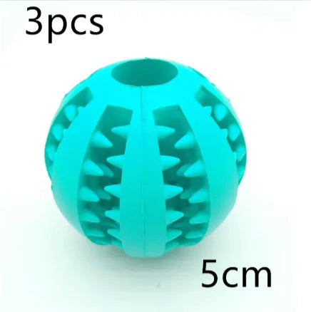 Pakko & Fufu Interactive Rubber Slow Feeder Dog Ball