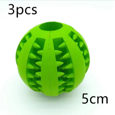 Pakko & Fufu Interactive Rubber Slow Feeder Dog Ball
