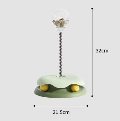 Pakko & Fufu - Interactive Cat Slow Feeder Toy for Food Dispensing