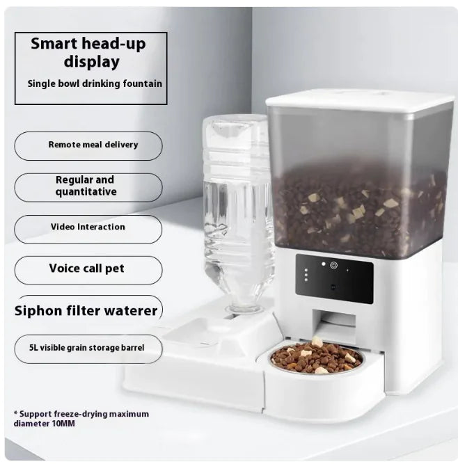 Pakko & Fufu - Smart Dual Feeder With Camera & Timer