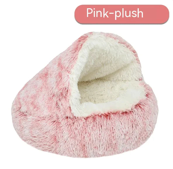 Pakko & Fufu - Plush Shell Cave Bed