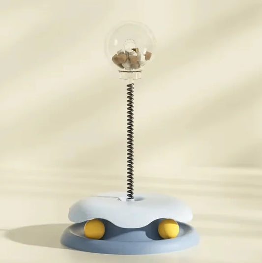 Pakko & Fufu - Interactive Cat Slow Feeder Toy for Food Dispensing