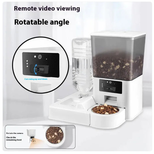 Pakko & Fufu - Smart Dual Feeder With Camera & Timer