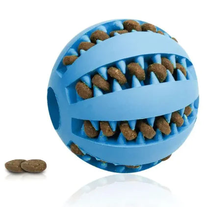 Pakko & Fufu Interactive Rubber Slow Feeder Dog Ball