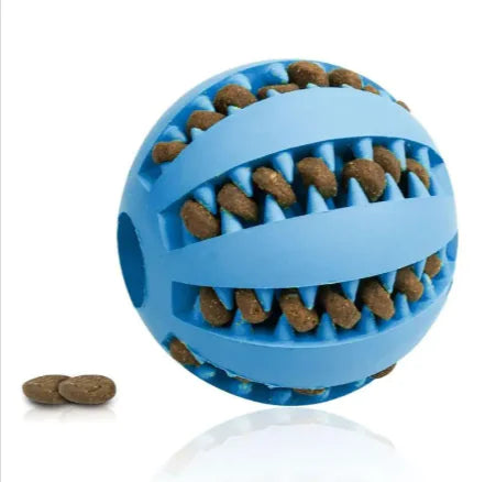 Pakko & Fufu Interactive Rubber Slow Feeder Dog Ball