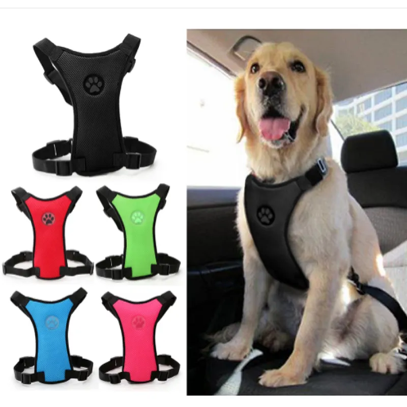 Pakko & Fufu  – Breathable Dog Car Harness with Seatbelt