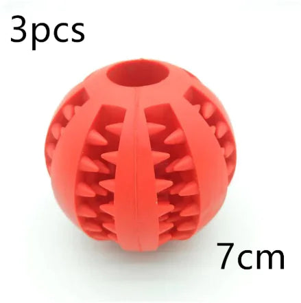 Pakko & Fufu Interactive Rubber Slow Feeder Dog Ball