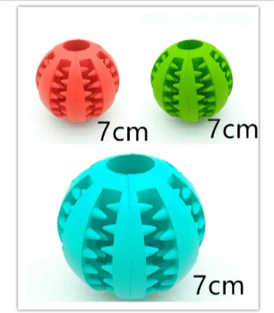 Pakko & Fufu Interactive Rubber Slow Feeder Dog Ball