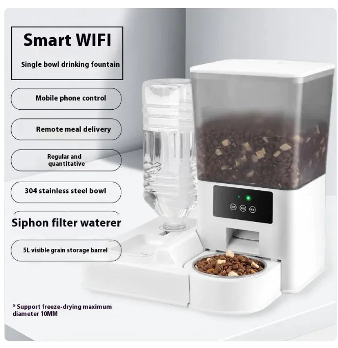 Pakko & Fufu - Smart Dual Feeder With Camera & Timer