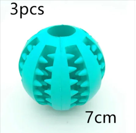 Pakko & Fufu Interactive Rubber Slow Feeder Dog Ball
